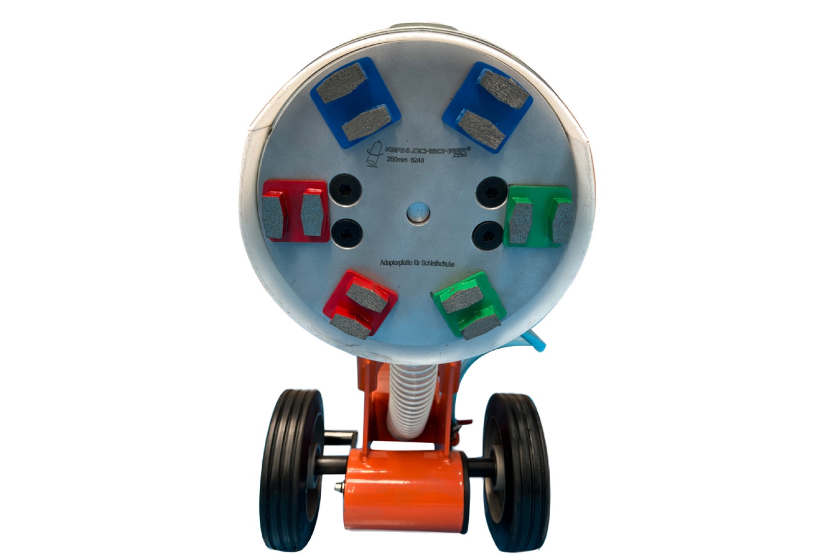 Bodenschleifmaschine Betonschleifer & Estrichschleifer, Ø 250 mm, Nass & Trocken, mit Absaugung | BSM-250/E-PRO
