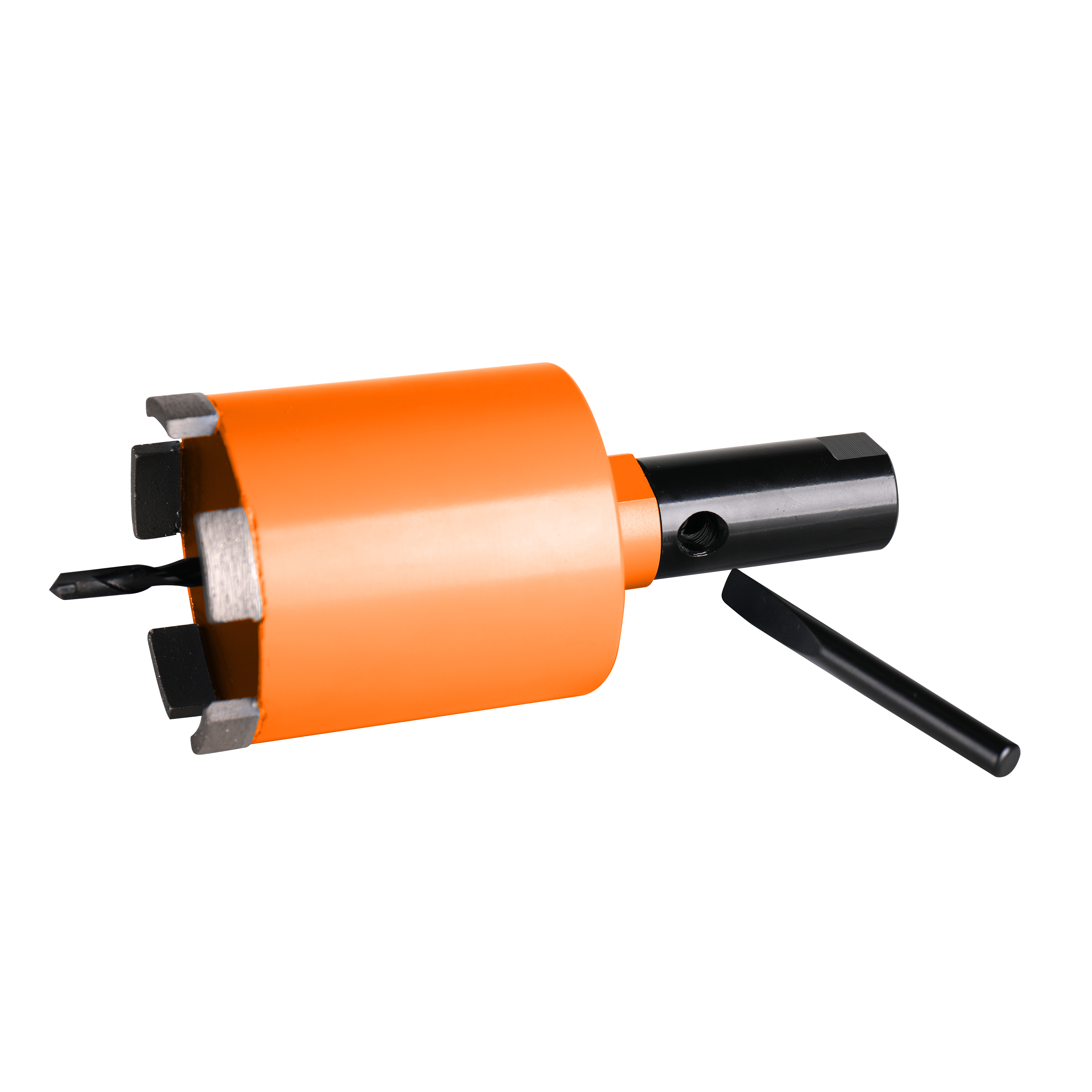 Adapter M16 Innen- und Außengewinde 50 mm mit Zentrierbohrer 8x120 mm und Treibkeil