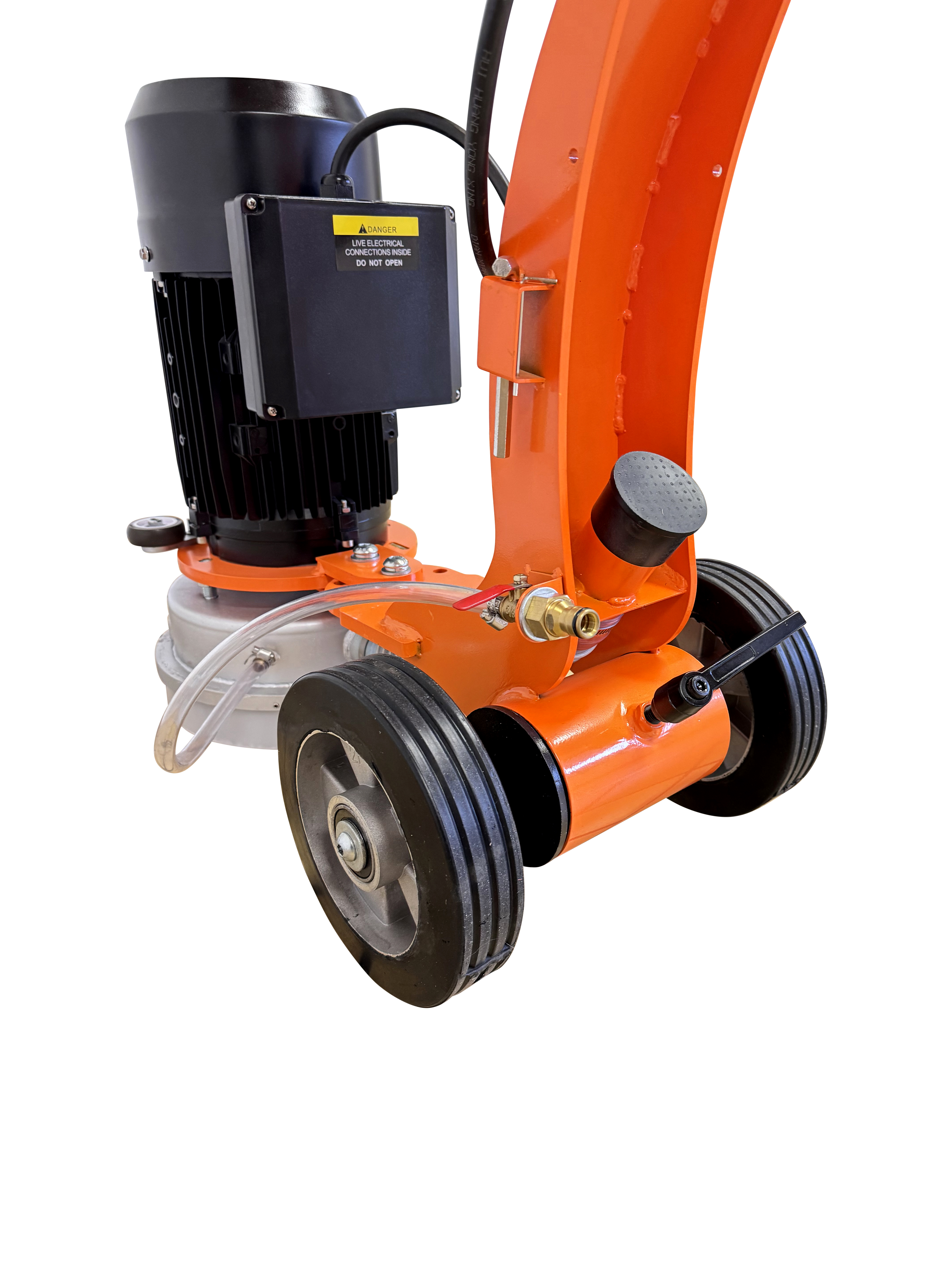 Bodenschleifmaschine Betonschleifer & Estrichschleifer, Ø 250 mm, Nass & Trocken, mit Absaugung | BSM-250/E-PRO