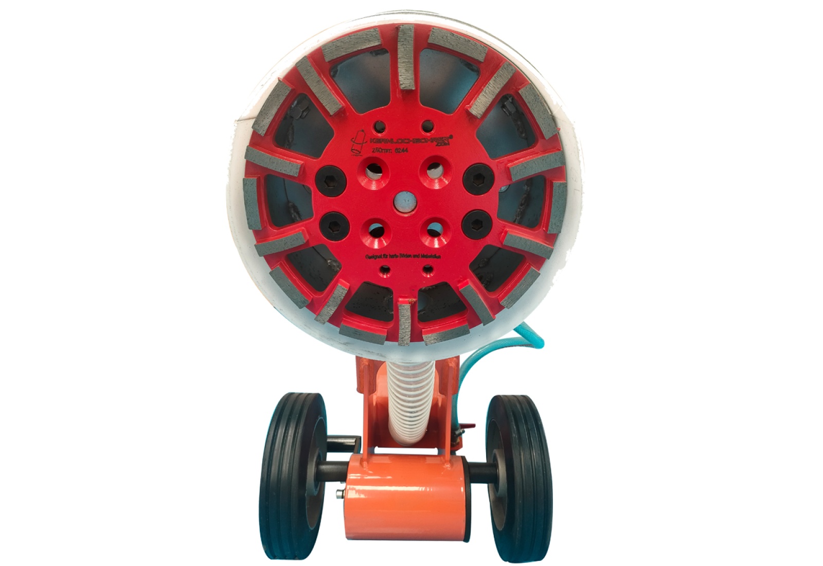 Bodenschleifmaschine Betonschleifer & Estrichschleifer, Ø 250 mm, Nass & Trocken, mit Absaugung | BSM-250/E-PRO
