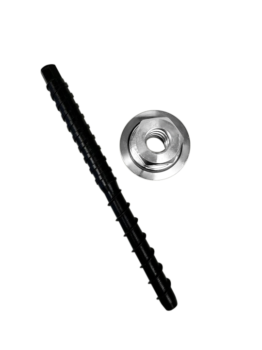 Kordel-Fix-Set Mutter L und Kordelgewindestange 270 mm / Betongewinde