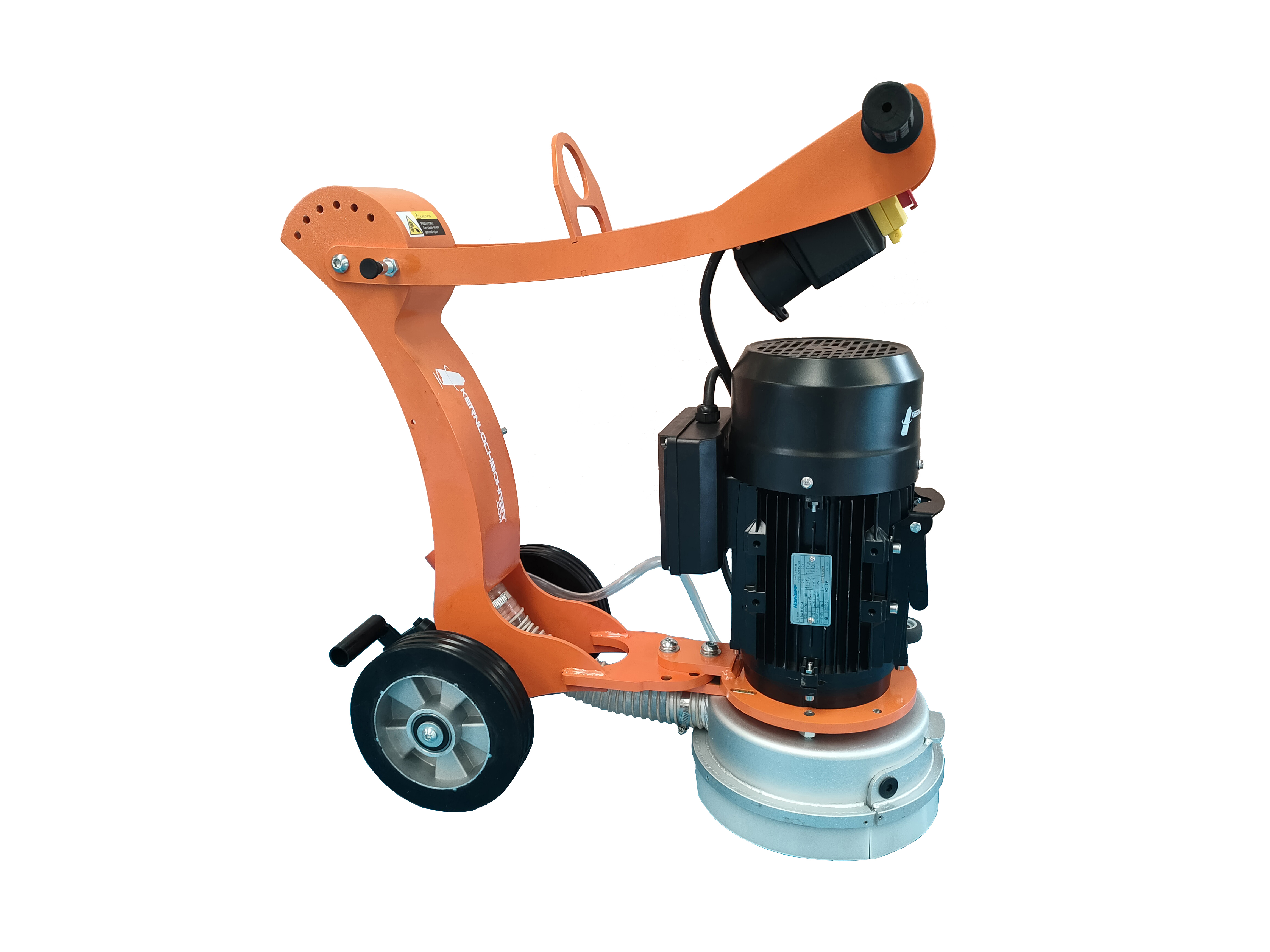 Bodenschleifmaschine Betonschleifer & Estrichschleifer, Ø 250 mm, Nass & Trocken, mit Absaugung | BSM-250/E-PRO