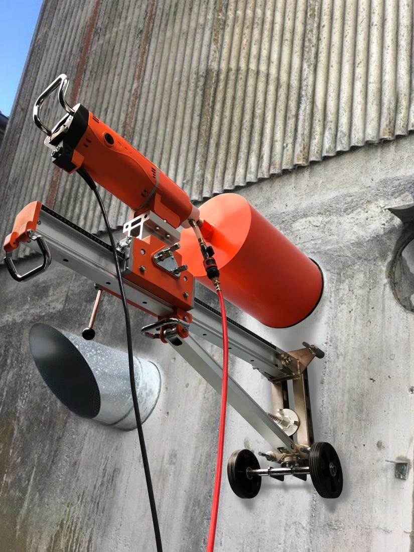 Diamant-Kernbohrgerät (ständergeführt), Nass, Ø 402mm Beton/Stahlbeton/Mauerwerk | DKB352/PRO